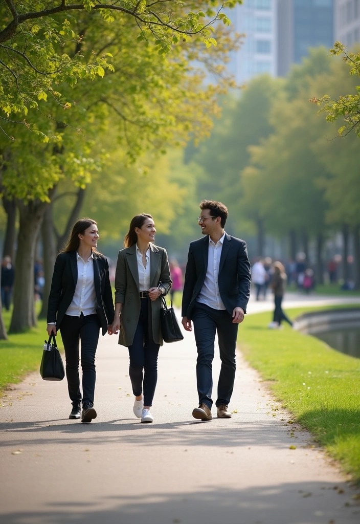 17 Walking Workouts That Will Transform Your Body (And Mind!) - 3. Walking Meetings: Combine Business With Fitness