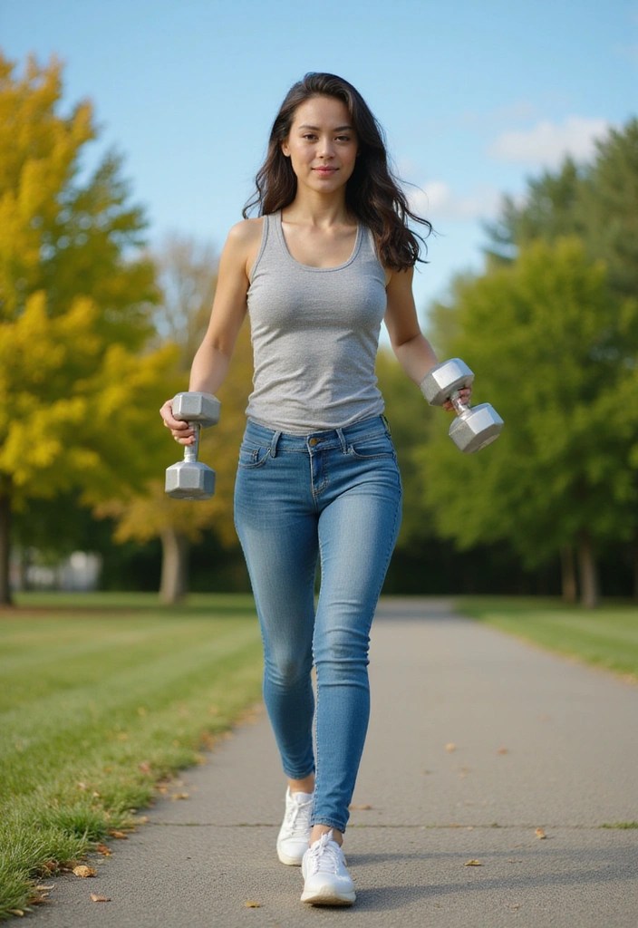 17 Walking Workouts That Will Transform Your Body (And Mind!) - 6. Walking with Weights: Add Extra Challenge