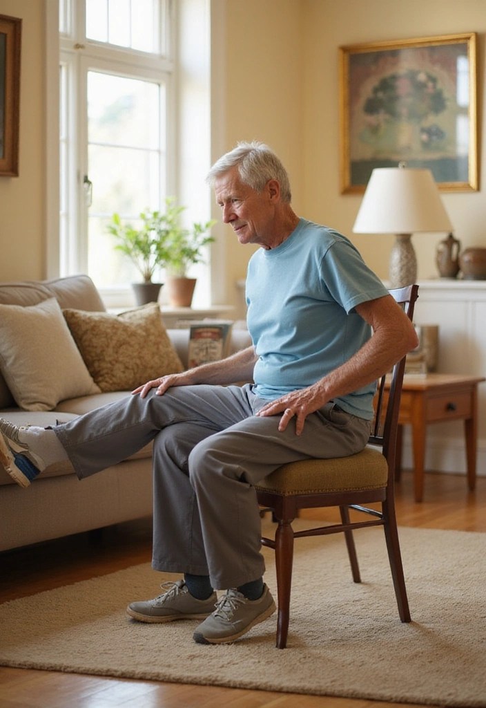 10 Amazing Chair Exercises for Seniors That Will Transform Your Flexibility (You Won't Believe #5!) - 7. Seated Side Leg Raises